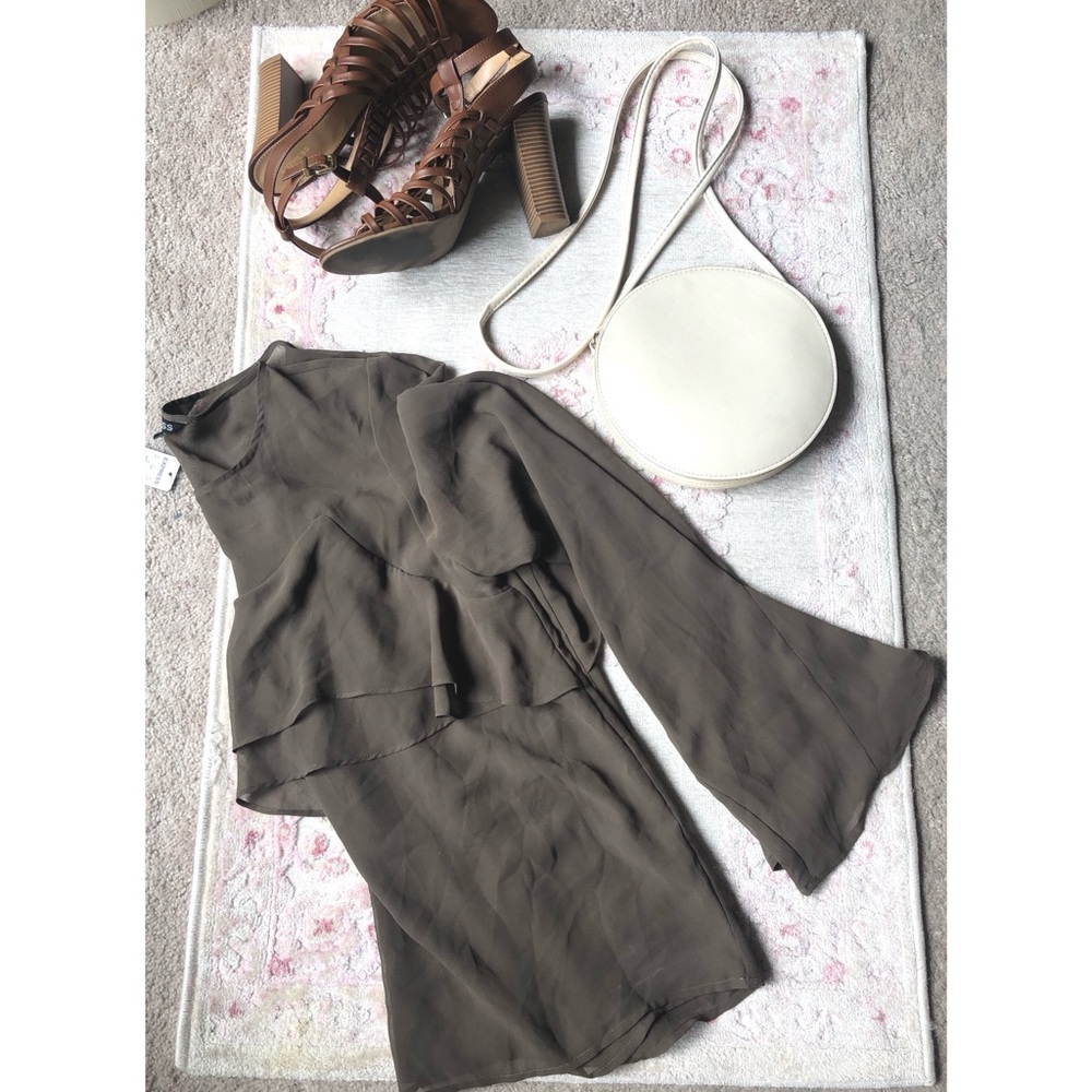 Express chiffon blouse with ruffle details